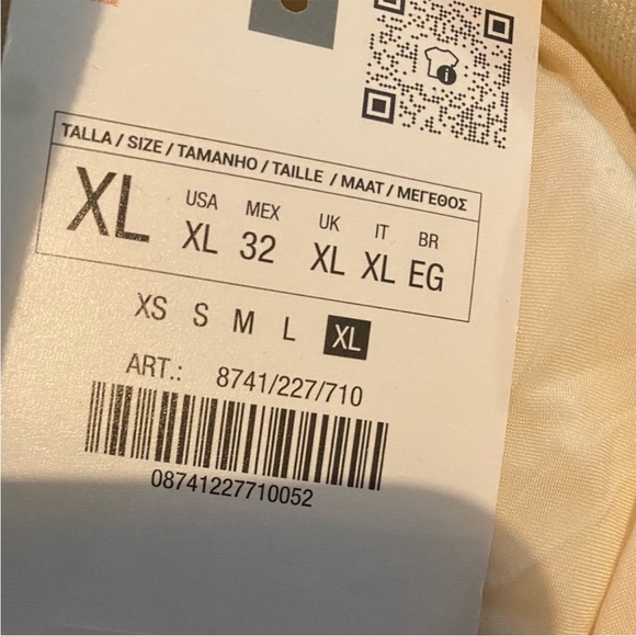 ZARA NWT Elegant Cream Jumpsuit - Picture 7 of 8